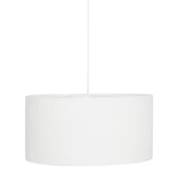 ABAT JOUR BOUCLETTE BELINE BLANC D.50CM