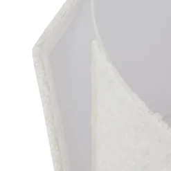 ABAT JOUR BOUCLETTE BELINE BLANC D.50CM