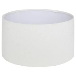 ABAT JOUR BOUCLETTE BELINE BLANC D.40CM