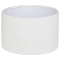 ABAT JOUR BOUCLETTE BELINE BLANC D.30CM