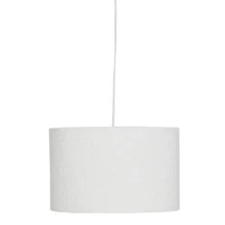 ABAT JOUR BOUCLETTE BELINE BLANC D.30CM