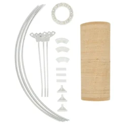 ABAT JOUR RAPHIA BELINE NATUREL D.50CM