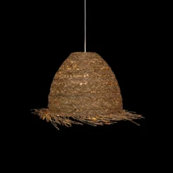 ABAT JOUR ROSEAU HANIA NATUREL D.37CM