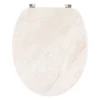 ABATTANT WC 18 POUCES 4 FACES IMPRIMEES FACON MARBRE BEIGE