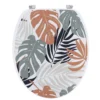 ABATTANT WC 18 POUCES ATTACHES ACIER INOXYDABLE ECRIN