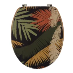 ABATTANT WC 18 POUCES COUVERCLE DESIGN EXOTIC GARDEN