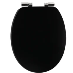 ABATTANT WC 18 POUCES UNI FREIN DE CHUTE NOIR