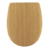 ABATTANT WC BOIS MOULE 18 POUCES FACON CHENE