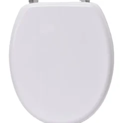 ABATTANT WC MDF ATTACHES ZINC   BLANC