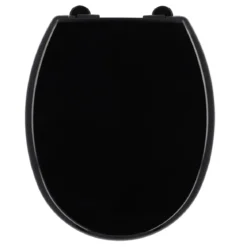 ABATTANT WC THERMODUR 18 POUCES FREIN DE CHUTE NOIR