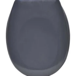 ABATTANT WC THERMODURE   FREIN DE CHUTE   GRIS