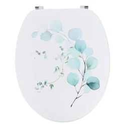 ABATTANT WC 18 POUCES COUVERCLE DESIGN IMPRIMEE AQUARELLE