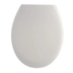 ABATTANT WC 18 POUCES FREIN CHUTE DECLIPSABLE BLANC