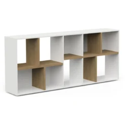 ACCESS BIBLIOTHEQUE 10 NICHES HAMILTON BLANC MAT