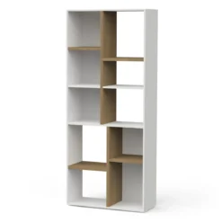 ACCESS BIBLIOTHEQUE 10 NICHES HAMILTON BLANC MAT