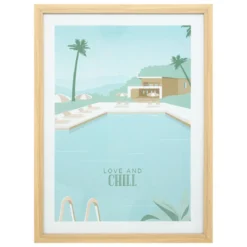AFFICHE CADRE LOVE FRANCOIS D.30X40CM