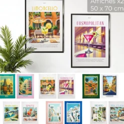 AFFICHE DECO X2 EVASION 50X70CM