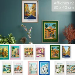 AFFICHE DECO X2 EVASION 30X40CM