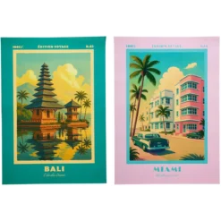 AFFICHE DECO X2 EVASION 30X40CM