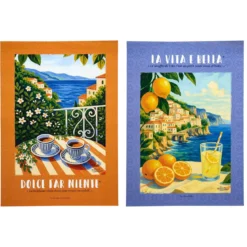 AFFICHE DECO X2 30X40CM DOLCE VITA
