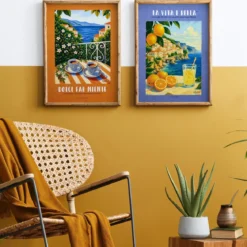 AFFICHE DECO X2 30X40CM DOLCE VITA