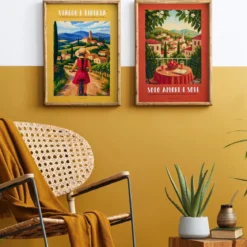 AFFICHE DECO X2 30X40CM DOLCE VITA