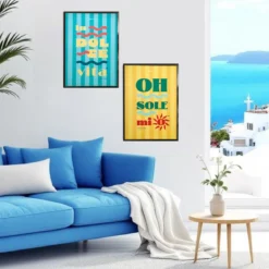 AFFICHE DECO X2 30X40CM DOLCE VITA