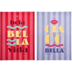 AFFICHE DECO X2 30X40CM DOLCE VITA