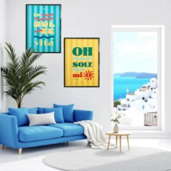 AFFICHE DECO X2 50X70CM DOLCE VITA
