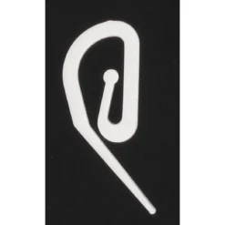 AGRAFE PLASTIQUE ESCARGOT X 25 BLANC