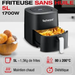AIR FRYER DIGITAL TACTILE 5.5L