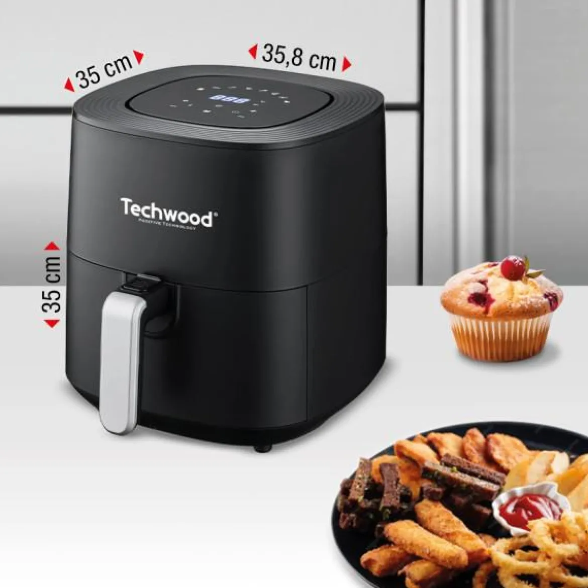 AIR FRYER DIGITAL TACTILE 5.5L