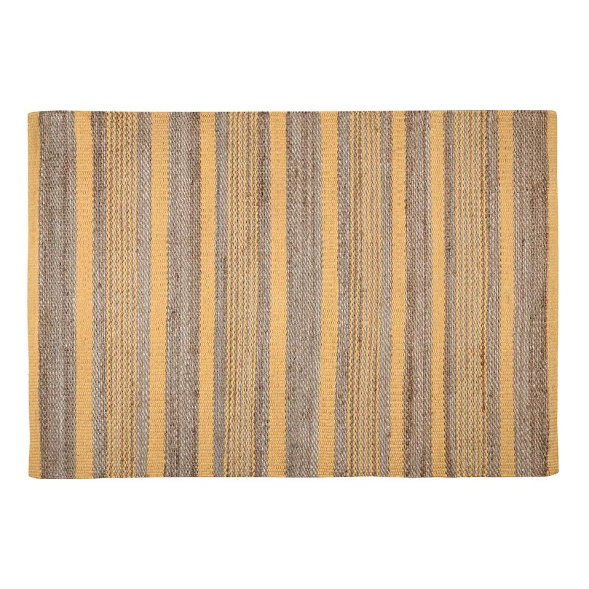 ALDABRA TAPIS 60X90CM MOUTARDE JUTE