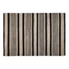 ALDABRA TAPIS 60X90CM NOIR JUTE
