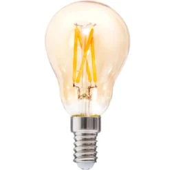 AMPOULE LED DROITE AMBRE E14 A48 2W