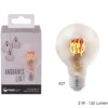 AMPOULE LED FLEX G80 AMBREE E27 4W