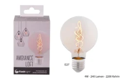 AMPOULE LED FLEX G95 AMBREE E27 4W