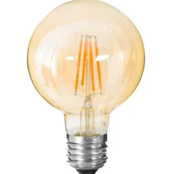 AMPOULE LED GLOBE AMBRE G95 4W