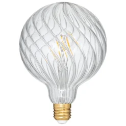 AMPOULE LED STRIEE DROIT TRANSPARENT G125