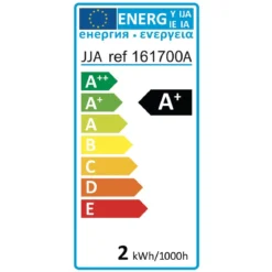AMPOULE LED TORSADEE AMBRE A60 4W