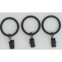 ANNEAU A PINCE D20 X8 NOIR MAT