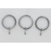 ANNEAUX D20 X8 ARGENT NOIR
