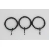 ANNEAUX D20 X8 NOIR ARGENT