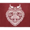 ANSEL TAPIS 45X75CM ROUGE