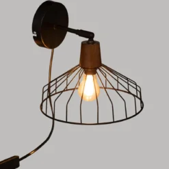 APPLIQUE METAL CAFE BORDELAIS NOIR D.23CM
