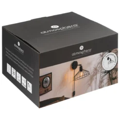 APPLIQUE METAL CAFE BORDELAIS NOIR D.23CM