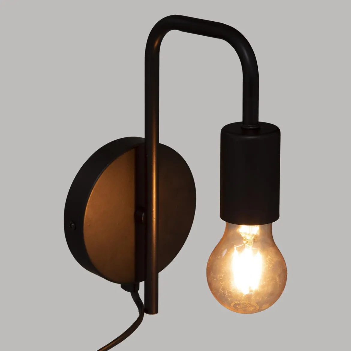 APPLIQUE METAL KELI NOIR D.12CM