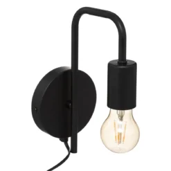 APPLIQUE METAL KELI NOIR D.12CM