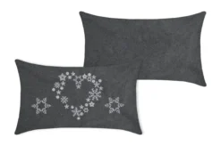 ARLY COUSSIN 30X50CM GRIS LAINE