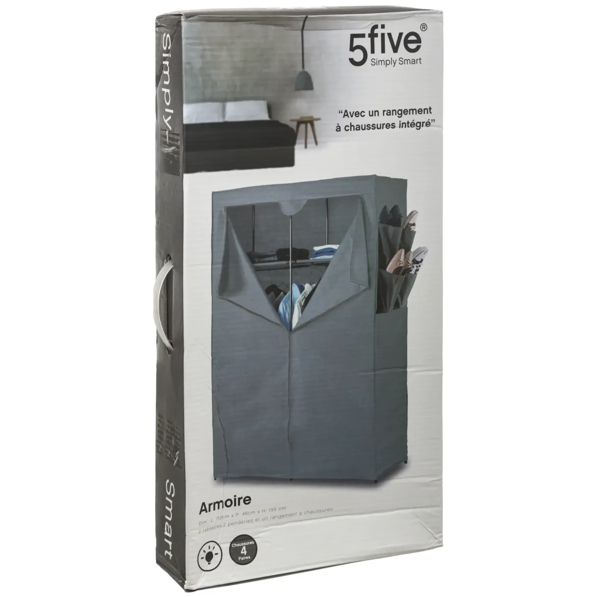 ARMOIRE 2 ETAGERES PENDERIE